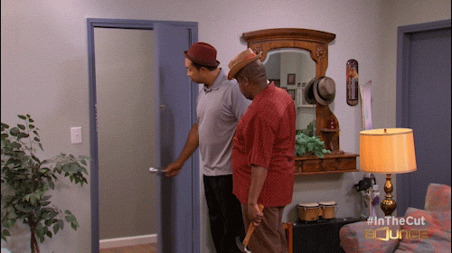 Door falls apart