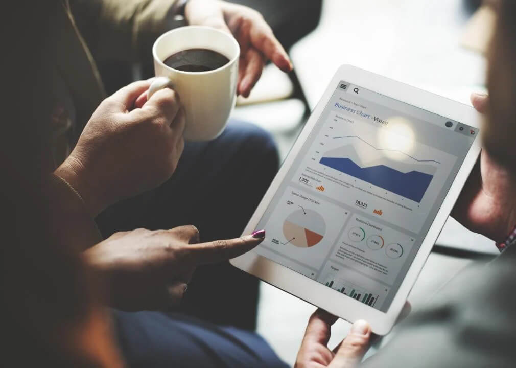 45% of small businesses use big data analytics