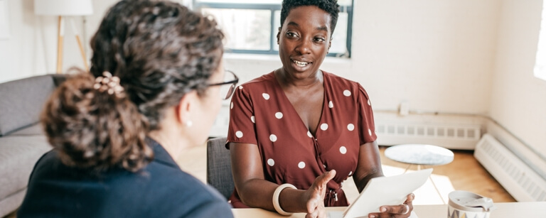 An attorney providing advice