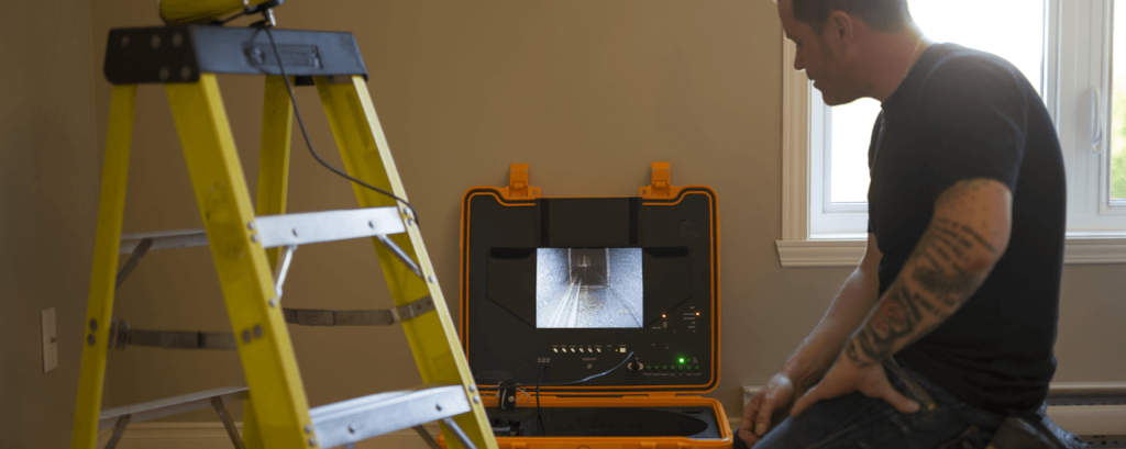 Ohio contractor uses a camera to inspect ventilation 

