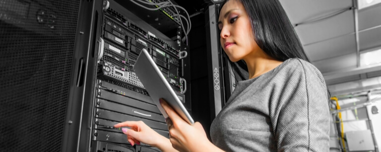 Technology provider working with server