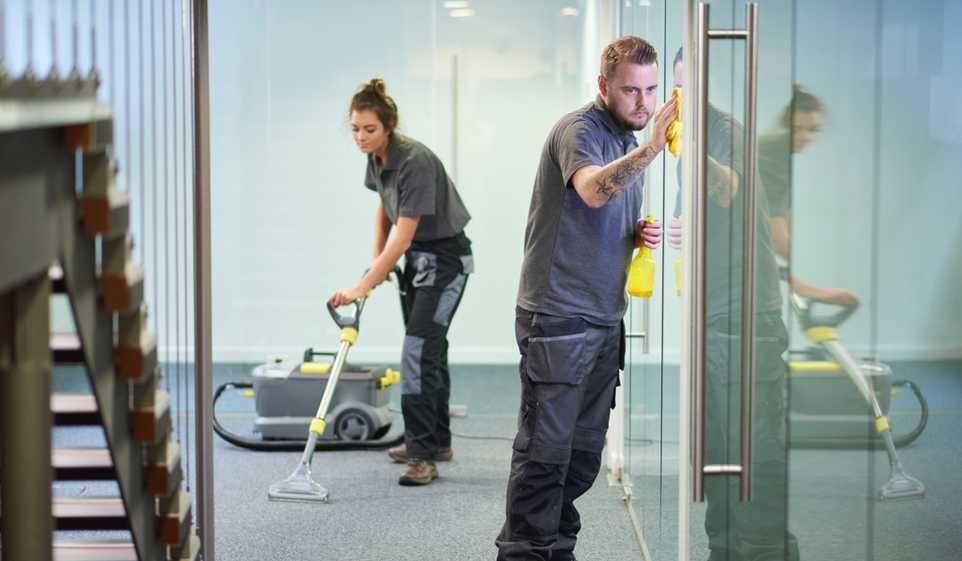 These two cleaners have recently learned how to start a commercial cleaning business.