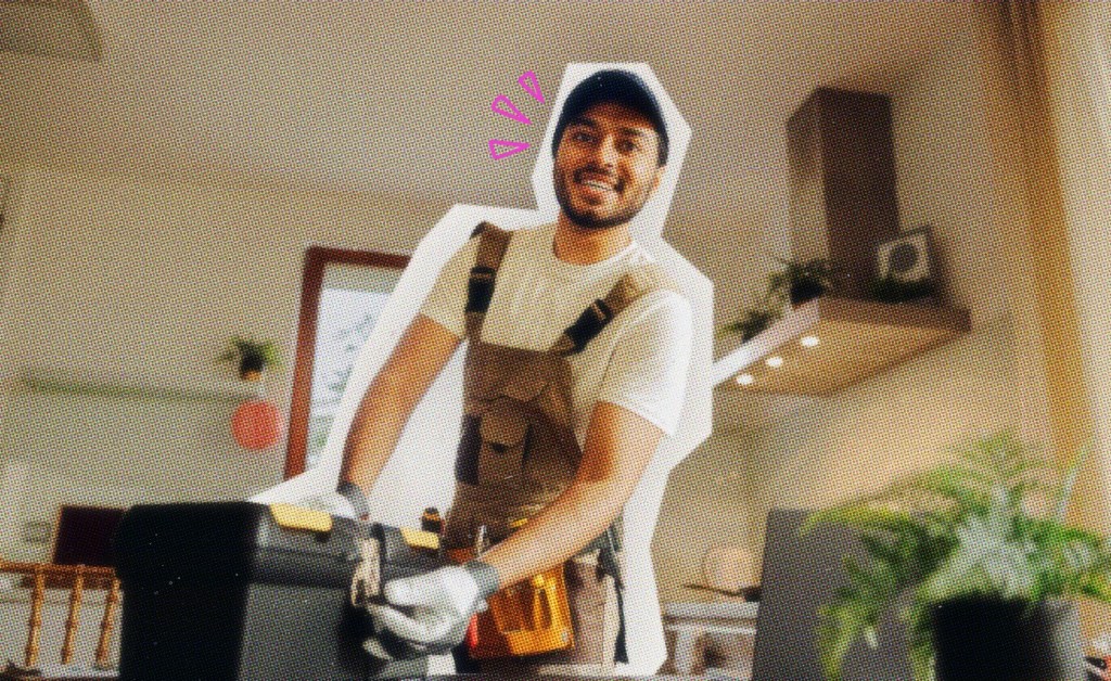 A Massachusetts contractor at work