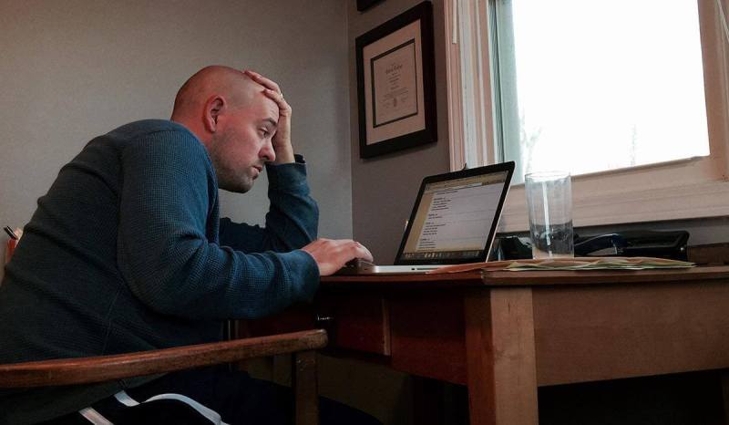 Walking away from a client can be tough - just ask this business owner on his computer - but sometimes it's the better choice.