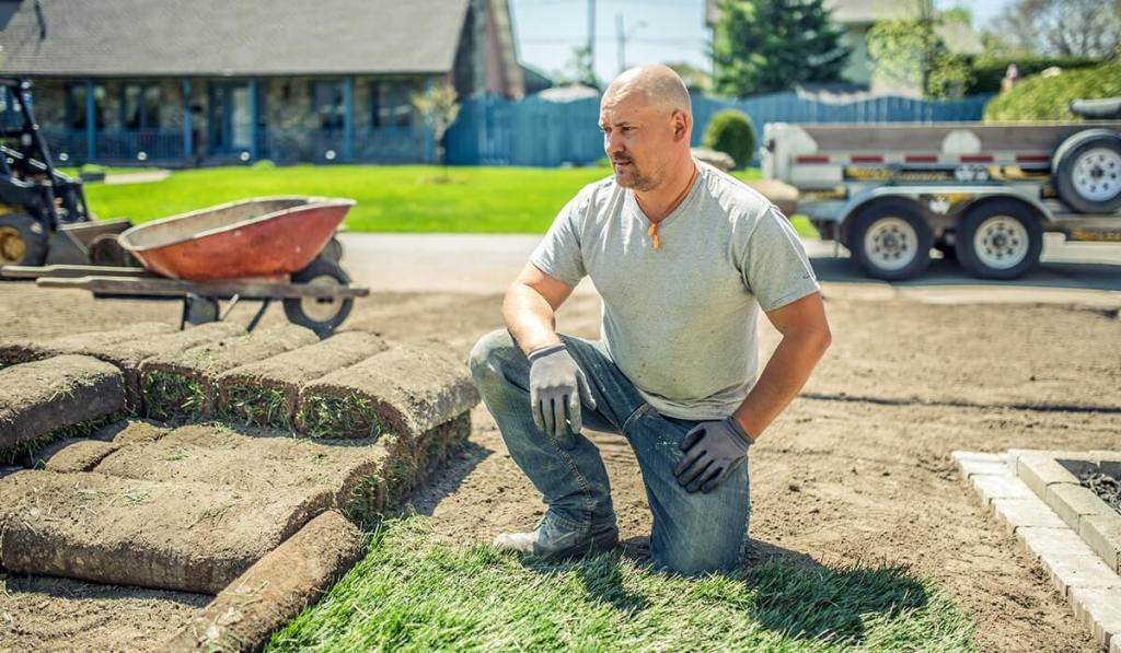 Entrepreneurcontemplating buying a landscaping business