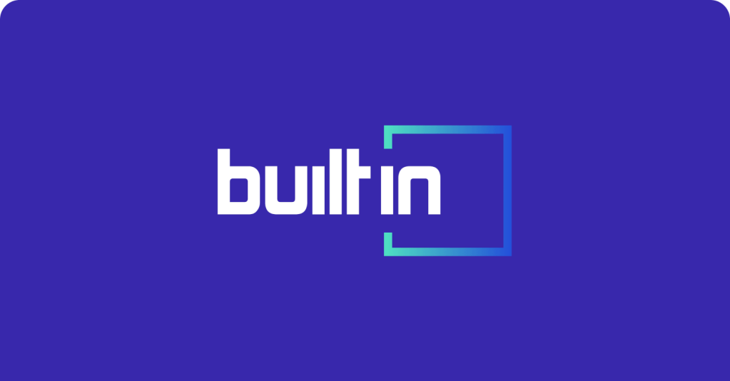 Built in logo on purple