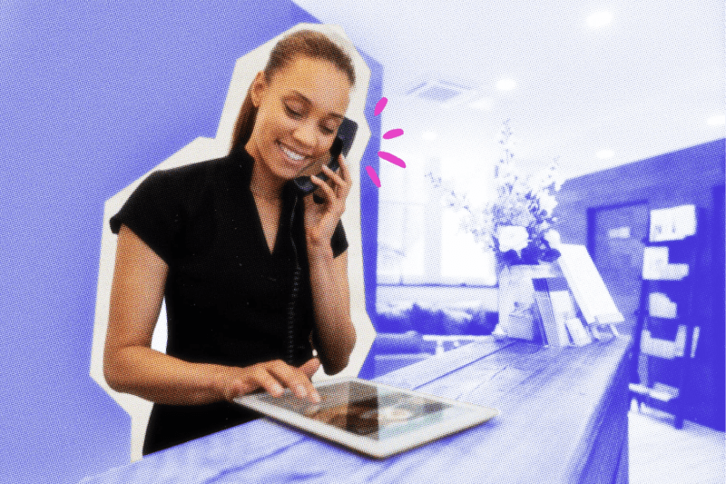 Salon owner scheduling appointments