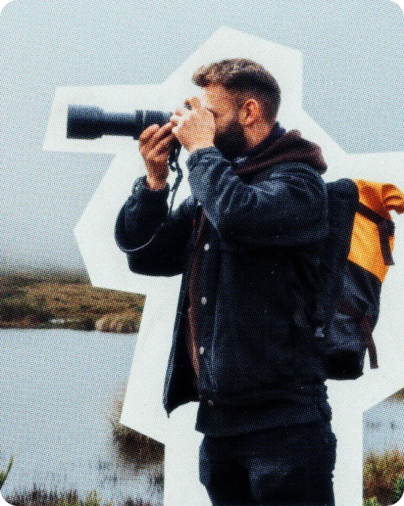 Photographer taking a picture